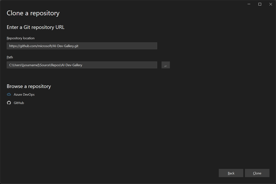 Visual Studio Snip